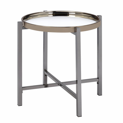 Edith Round End Table - Vida Furniture (Laredo,TX)