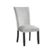 Francesca Gray Velvet Side Chair set of 2 - Vida Furniture (Laredo,TX)