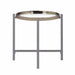 Edith Round End Table - Vida Furniture (Laredo,TX)