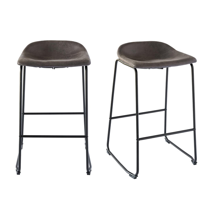 Cruz Bar Stool Set of 2 - Vida Furniture (Laredo,TX)