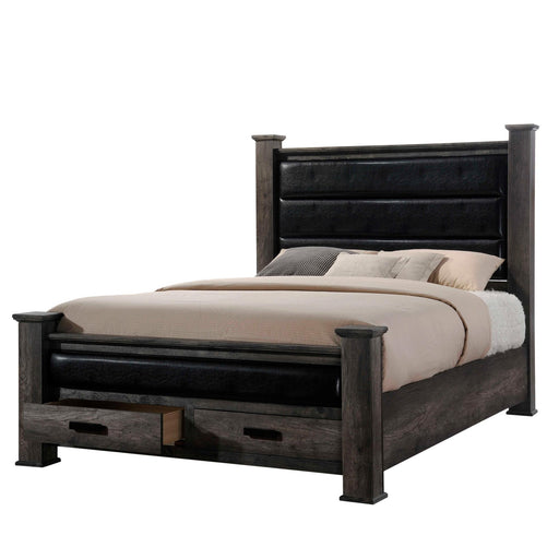 Nathan King Storage Poster Bed - Vida Furniture (Laredo,TX)