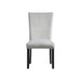 Francesca Gray Velvet Side Chair set of 2 - Vida Furniture (Laredo,TX)