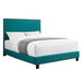 Erica Upholstered Queen Platform Bed - Vida Furniture (Laredo,TX)