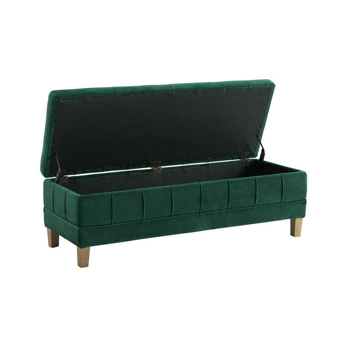 Crosby Tufted Storage Ottoman - Vida Furniture (Laredo,TX)