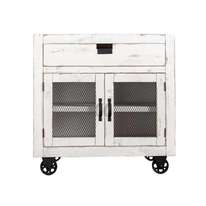 Industrial 2-Door Accent Chest - Vida Furniture (Laredo,TX)