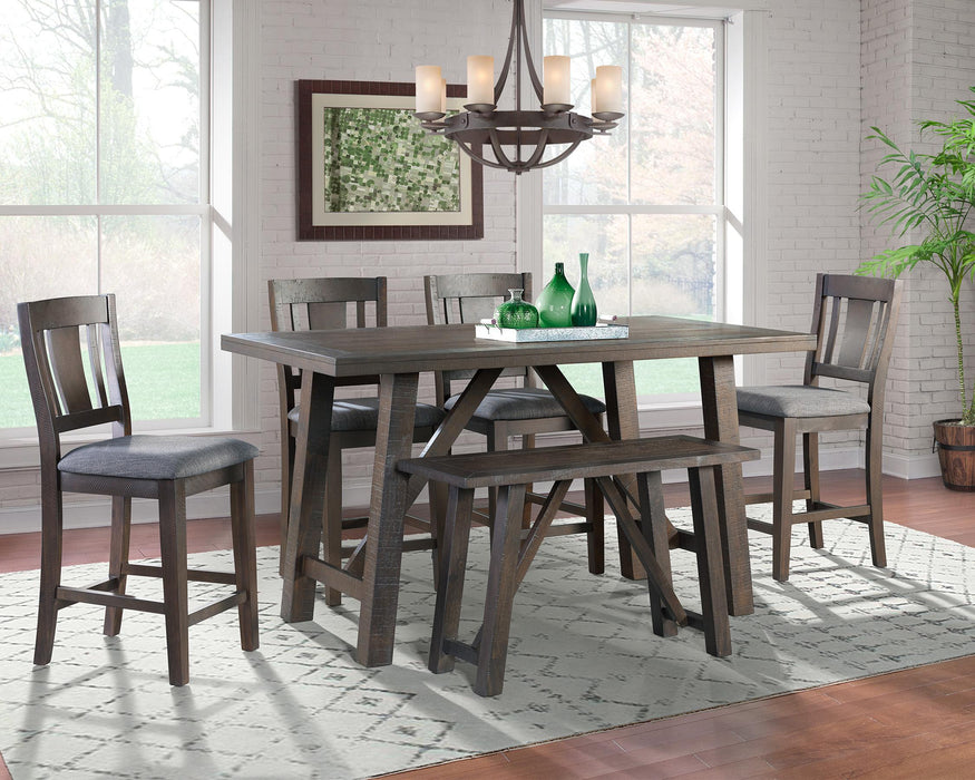 Cash Counter Height Bench - Vida Furniture (Laredo,TX)
