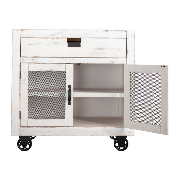 Industrial 2-Door Accent Chest - Vida Furniture (Laredo,TX)