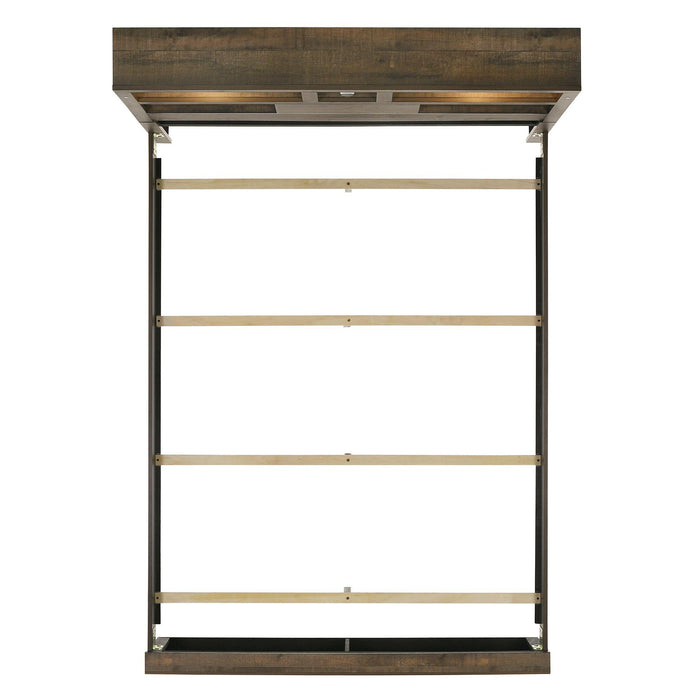 Bailey Queen Bookcase Panel Bed with Bluetooth - Vida Furniture (Laredo,TX)