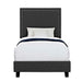 Erica Upholstered Twin Platform Bed - Vida Furniture (Laredo,TX)