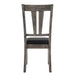Nathan Fan Back Chair w. PU Seat of 2 - Vida Furniture (Laredo,TX)