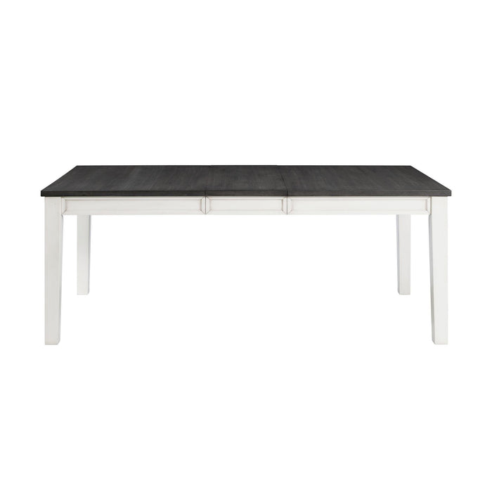 Kayla Two Tone Dining Table with Storage - Vida Furniture (Laredo,TX)