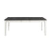 Kayla Two Tone Dining Table with Storage - Vida Furniture (Laredo,TX)