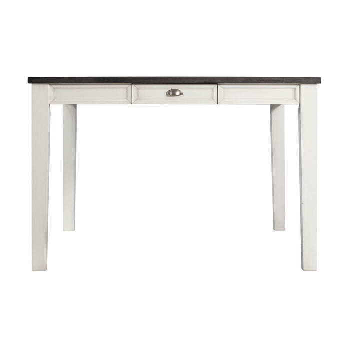 Kayla Two Tone Dining Table with Storage - Vida Furniture (Laredo,TX)