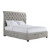Waldorf King Upholstered Storage Bed - Vida Furniture (Laredo,TX)