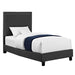 Erica Upholstered Twin Platform Bed - Vida Furniture (Laredo,TX)