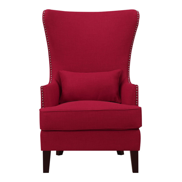 Kori Accent Chair in Berry - Vida Furniture (Laredo,TX)