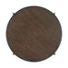 Vienna Round Coffee Table with Wooden Top - Vida Furniture (Laredo,TX)