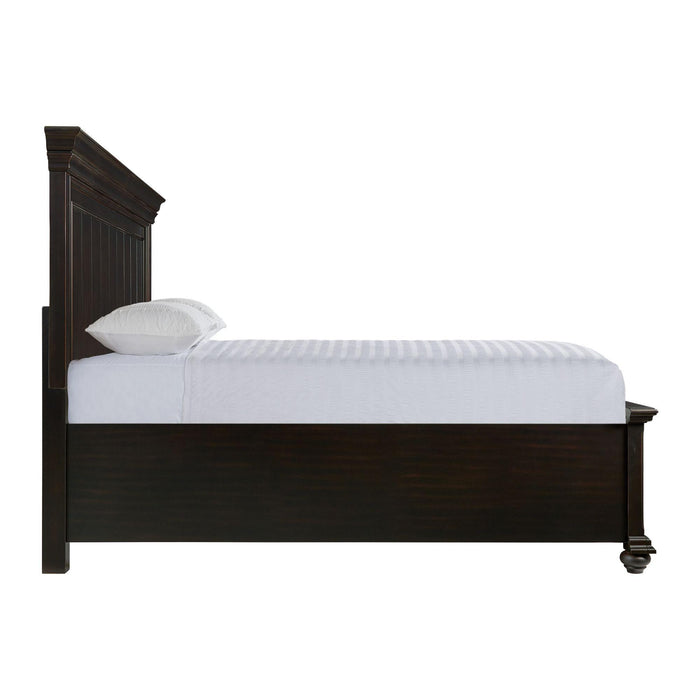 Slater King Platform Storage Bed in Black - Vida Furniture (Laredo,TX)