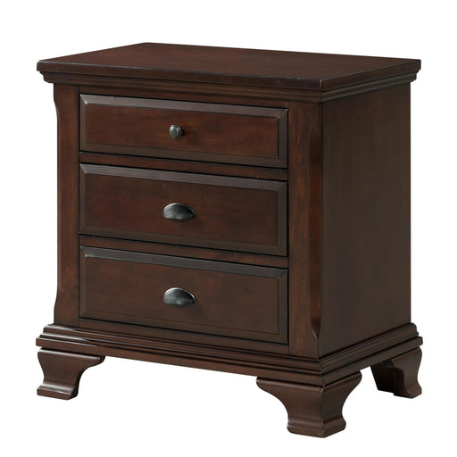 Canton Cherry Nightstand - Vida Furniture (Laredo,TX)