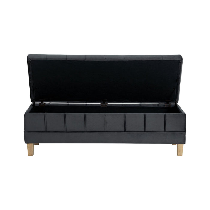 Crosby Tufted Storage Ottoman - Vida Furniture (Laredo,TX)