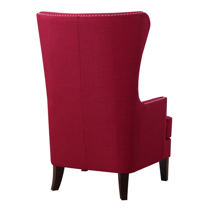 Kori Accent Chair in Berry - Vida Furniture (Laredo,TX)