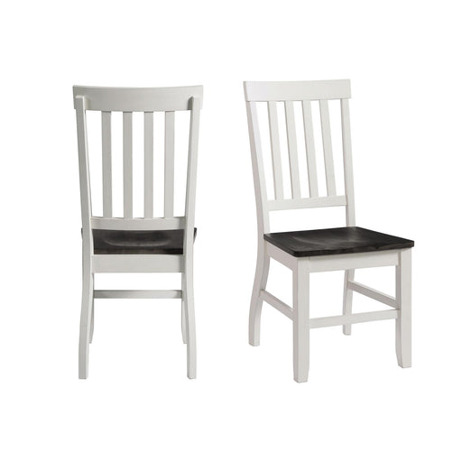 Kayla Two Tone Side Chair Set of 2 - Vida Furniture (Laredo,TX)