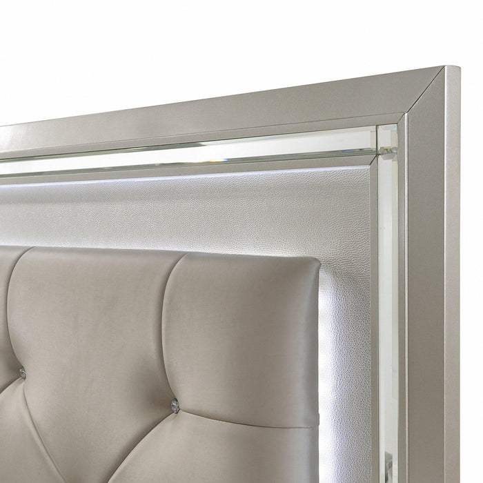 Platinum Youth Full Platform Bed w/ Trundle - Vida Furniture (Laredo,TX)