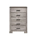 Millers Cove 5-Drawer Chest - Vida Furniture (Laredo,TX)