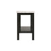 Marcello White Marble Rectangle Sofa Table - Vida Furniture (Laredo,TX)