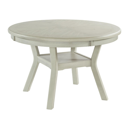 Amherst Standard Height Dining Table in Bisque - Vida Furniture (Laredo,TX)