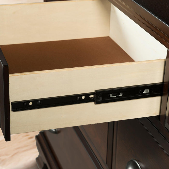 Canton Cherry Nightstand - Vida Furniture (Laredo,TX)
