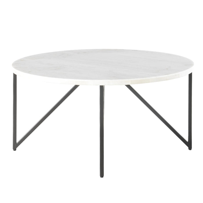 Cedric Round Coffee Table - Vida Furniture (Laredo,TX)