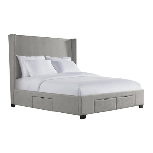 Magnolia King Upholstered Storage Bed - Vida Furniture (Laredo,TX)