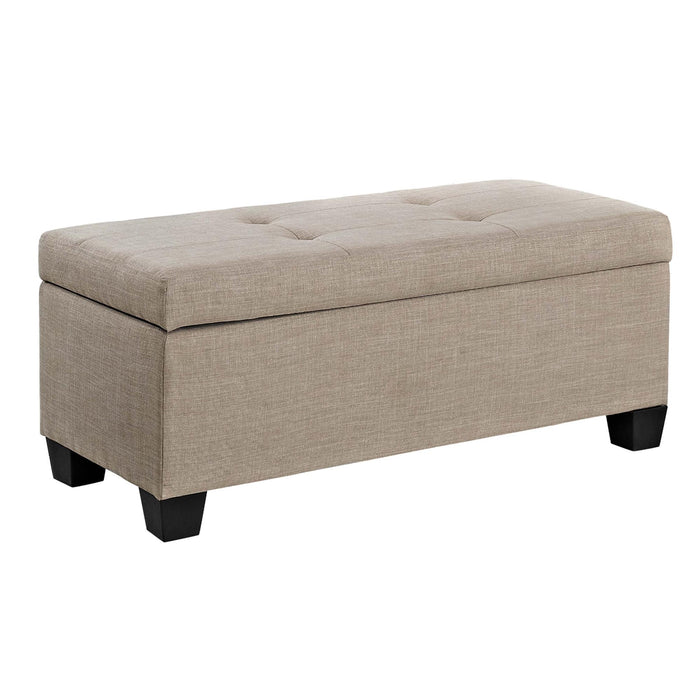 Ethan 3PK Storage Ottoman in Natural - Vida Furniture (Laredo,TX)