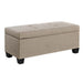 Ethan 3PK Storage Ottoman in Natural - Vida Furniture (Laredo,TX)