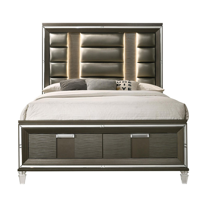 Twenty Nine 2-Drawer Queen Storage Bed - Vida Furniture (Laredo,TX)
