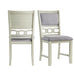 Amherst Standard Height Side Chair Set in Bisque of 2 - Vida Furniture (Laredo,TX)