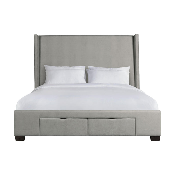 Magnolia King Upholstered Storage Bed - Vida Furniture (Laredo,TX)