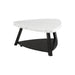 Trinity White Marble Top Coffee Table - Vida Furniture (Laredo,TX)