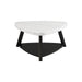 Trinity White Marble Top Coffee Table - Vida Furniture (Laredo,TX)