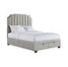 Harper Queen Upholstered Storage Bed - Vida Furniture (Laredo,TX)
