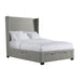 Magnolia Queen Upholstered Storage Bed - Vida Furniture (Laredo,TX)