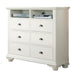Brookpine White TV Stand - Vida Furniture (Laredo,TX)