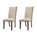 Jax Upholstered Side Chair Set of 2 - Vida Furniture (Laredo,TX)
