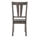 Nathan Fan Back Chair w. Wooden Seat of 2 - Vida Furniture (Laredo,TX)