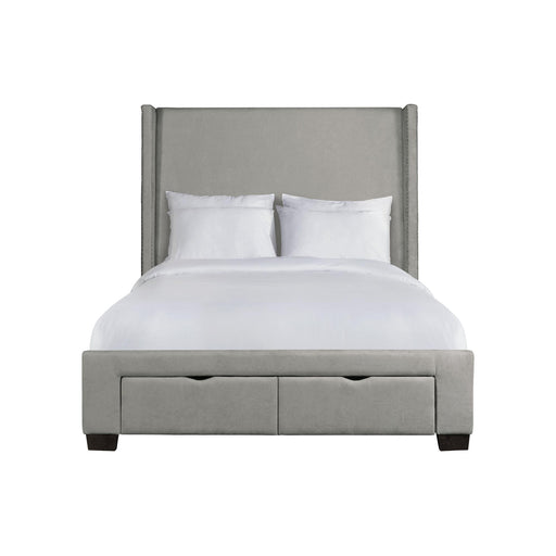 Magnolia Queen Upholstered Storage Bed - Vida Furniture (Laredo,TX)
