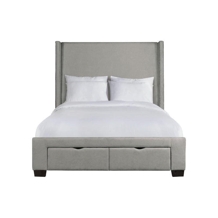 Magnolia Queen Upholstered Storage Bed - Vida Furniture (Laredo,TX)