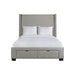 Magnolia Queen Upholstered Storage Bed - Vida Furniture (Laredo,TX)