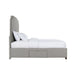 Harper Queen Upholstered Storage Bed - Vida Furniture (Laredo,TX)
