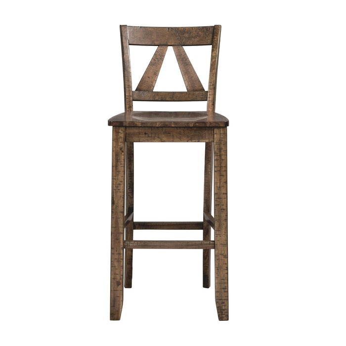 Finn 30" Bar Stool Set of 2 - Vida Furniture (Laredo,TX)